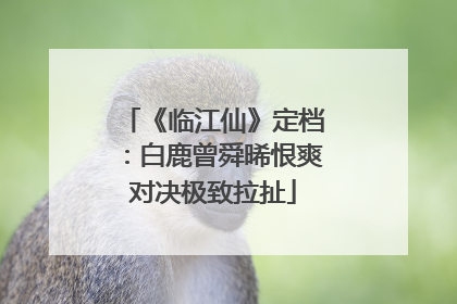 《临江仙》定档：白鹿曾舜晞恨爽对决极致拉扯