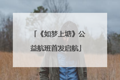 《如梦上塘》公益航班首发启航