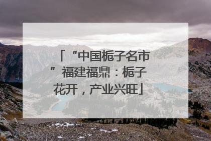 “中国栀子名市”福建福鼎：栀子花开，产业兴旺