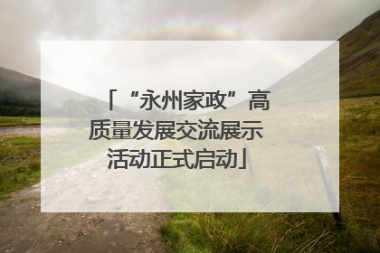 “永州家政”高质量发展交流展示活动正式启动