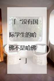 “没有国际学生的哈佛不是哈佛”