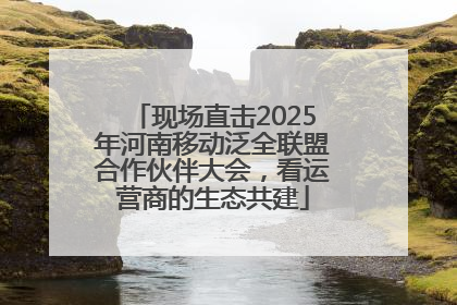 现场直击2025年河南移动泛全联盟合作伙伴大会，看运营商的生态共建