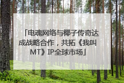 电魂网络与椰子传奇达成战略合作，共拓《我叫MT》IP全球市场