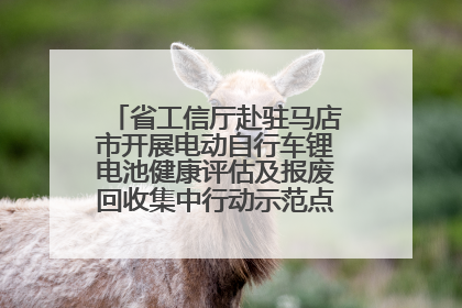 省工信厅赴驻马店市开展电动自行车锂电池健康评估及报废回收集中行动示范点建设调研指导