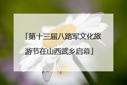 第十三届八路军文化旅游节在山西武乡启幕