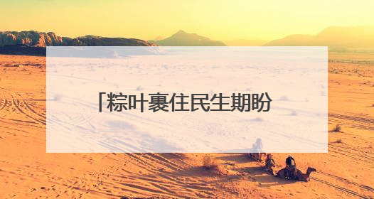 粽叶裹住民生期盼 公积金融通安居梦想