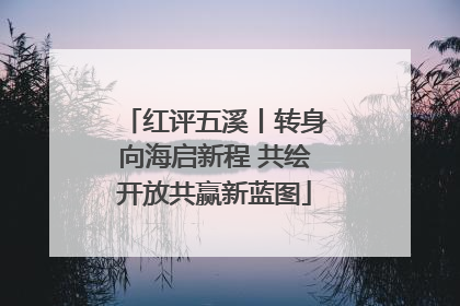 红评五溪丨转身向海启新程 共绘开放共赢新蓝图