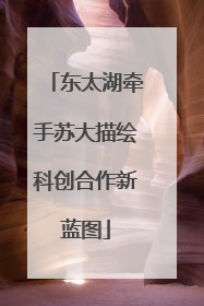 东太湖牵手苏大描绘科创合作新蓝图