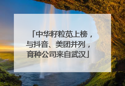 中华籽粒苋上榜，与抖音、美团并列，育种公司来自武汉