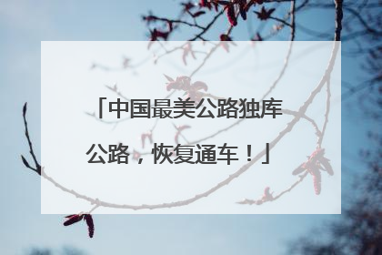 中国最美公路独库公路，恢复通车！