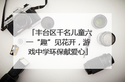 丰台区千名儿童六一“趣”见花开，游戏中学环保献爱心