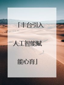 丰台引入人工智能赋能心育