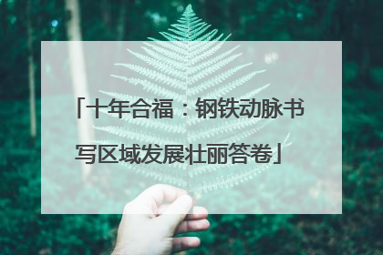 十年合福：钢铁动脉书写区域发展壮丽答卷