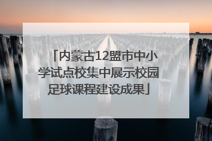 内蒙古12盟市中小学试点校集中展示校园足球课程建设成果