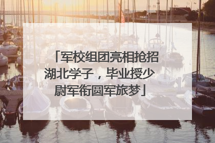 军校组团亮相抢招湖北学子，毕业授少尉军衔圆军旅梦