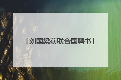 刘国梁获联合国聘书