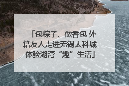 包粽子、做香包 外籍友人走进无锡太科城体验湖湾“趣”生活