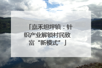 嘉禾坦坪镇：针织产业解锁村民致富“新模式”
