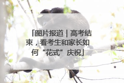 图片报道｜高考结束，看考生和家长如何“花式”庆祝