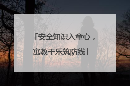 安全知识入童心，寓教于乐筑防线