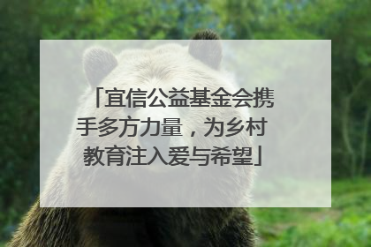 宜信公益基金会携手多方力量，为乡村教育注入爱与希望