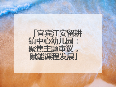 宜宾江安留耕镇中心幼儿园：聚焦主题审议，赋能课程发展