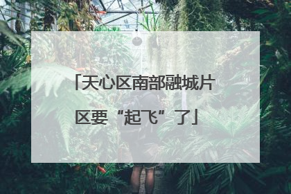 天心区南部融城片区要“起飞”了