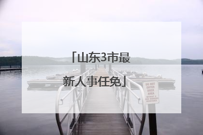 山东3市最新人事任免