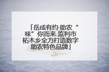 岳成有约·助农“味”你而来 监利市柘木乡全力打造数字助农特色品牌