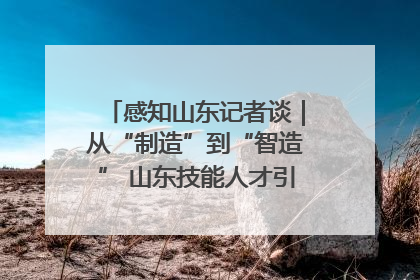 感知山东记者谈｜从“制造”到“智造” 山东技能人才引领产业升级