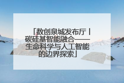 数创泉城发布厅丨碳硅基智能融合——生命科学与人工智能的边界探索
