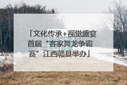 文化传承+视觉盛宴 首届“客家舞龙争霸赛”江西赣县举办