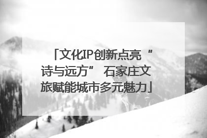 文化IP创新点亮“诗与远方” 石家庄文旅赋能城市多元魅力