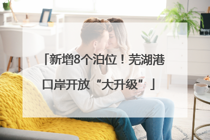 新增8个泊位！芜湖港口岸开放“大升级”
