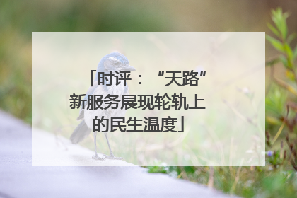 时评：“天路”新服务展现轮轨上的民生温度