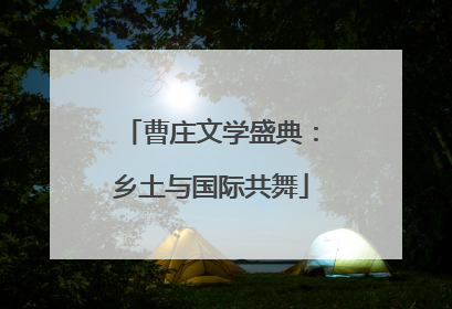 曹庄文学盛典：乡土与国际共舞