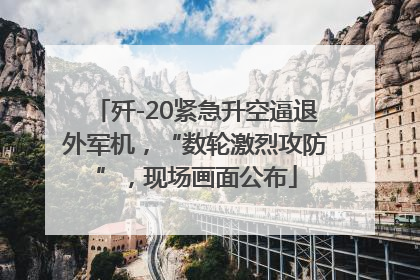 歼-20紧急升空逼退外军机，“数轮激烈攻防”，现场画面公布