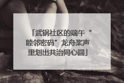 武锅社区的端午“睦邻密码”龙舟桨声里划出共治同心圆