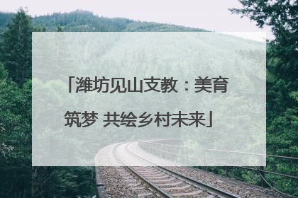 潍坊见山支教：美育筑梦 共绘乡村未来