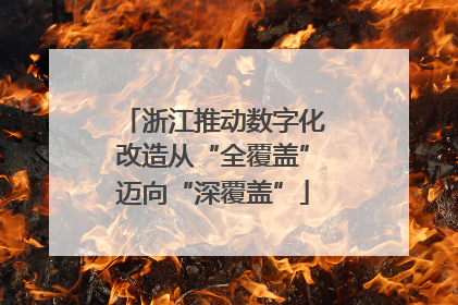 浙江推动数字化改造从“全覆盖”迈向“深覆盖”