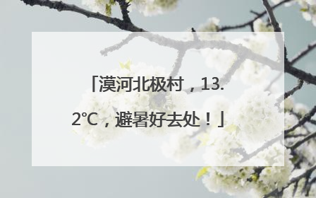 漠河北极村，13.2℃，避暑好去处！