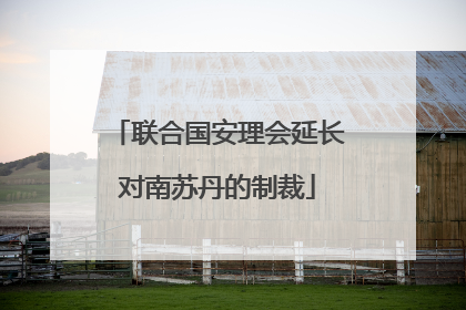 联合国安理会延长对南苏丹的制裁