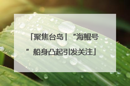 聚焦台岛│“海鲲号”船身凸起引发关注