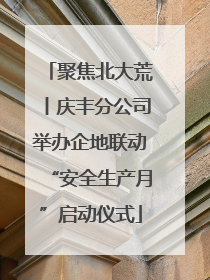 聚焦北大荒丨庆丰分公司举办企地联动“安全生产月”启动仪式
