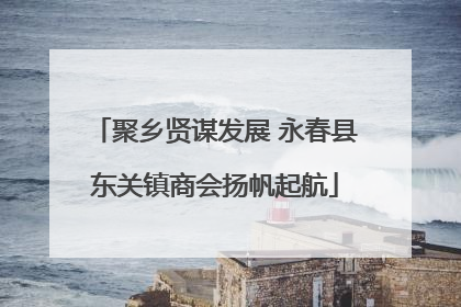 聚乡贤谋发展 永春县东关镇商会扬帆起航