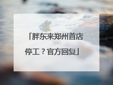 胖东来郑州首店停工？官方回复