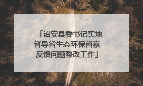 诏安县委书记实地督导省生态环保督察反馈问题整改工作