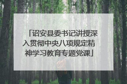 诏安县委书记讲授深入贯彻中央八项规定精神学习教育专题党课
