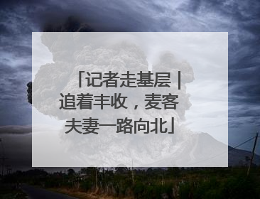 记者走基层｜追着丰收，麦客夫妻一路向北