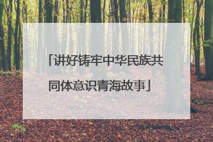 讲好铸牢中华民族共同体意识青海故事